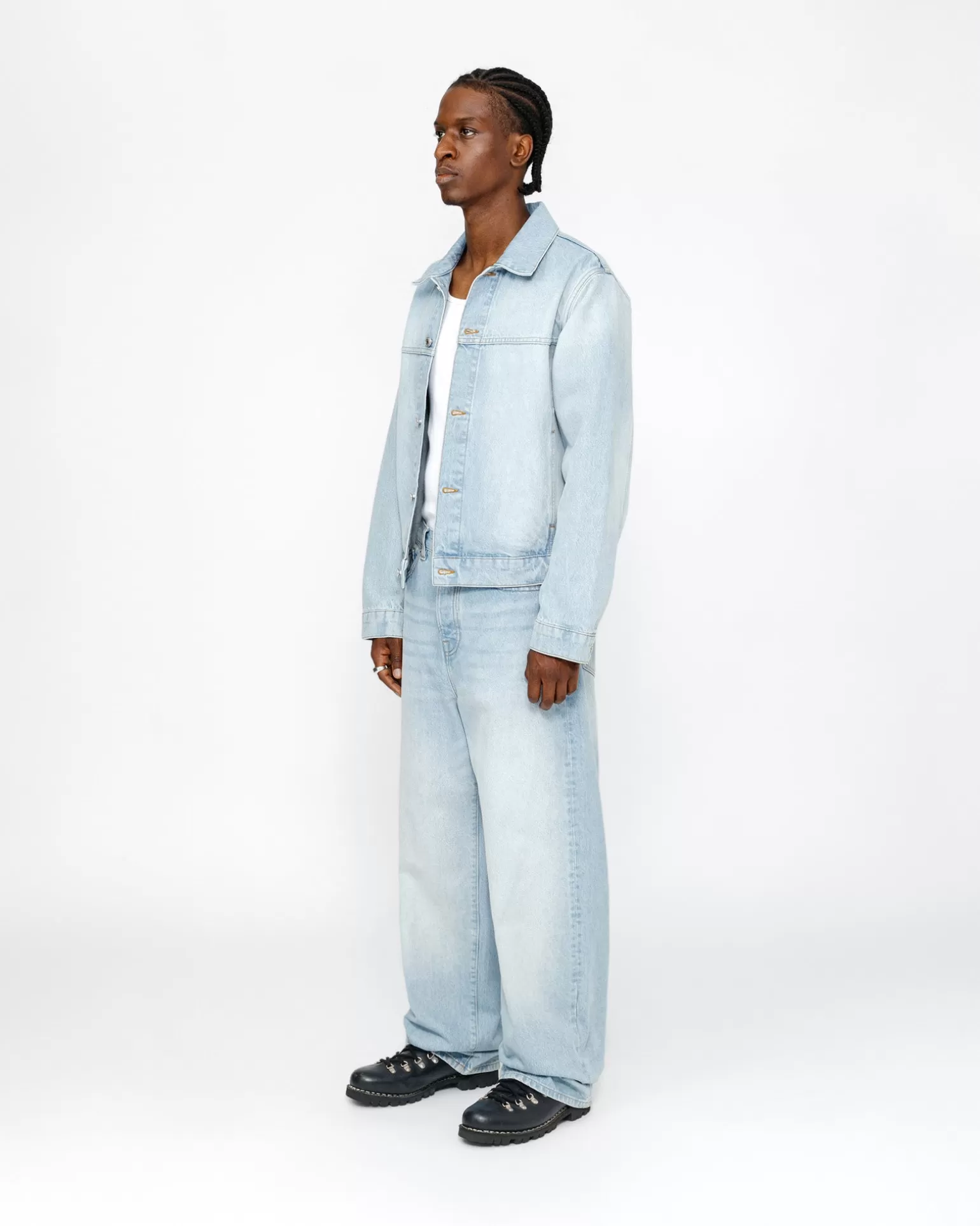 Clearance Stüssy TRUCKER JACKET DENIM Light Wash