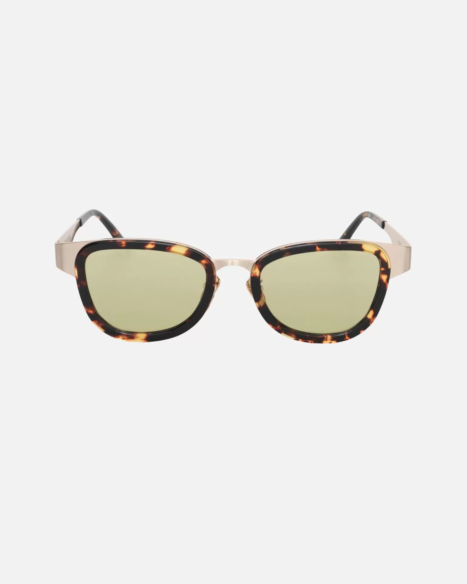 Online Stüssy VIDAL SUNGLASSES Tortoise / Green Lens