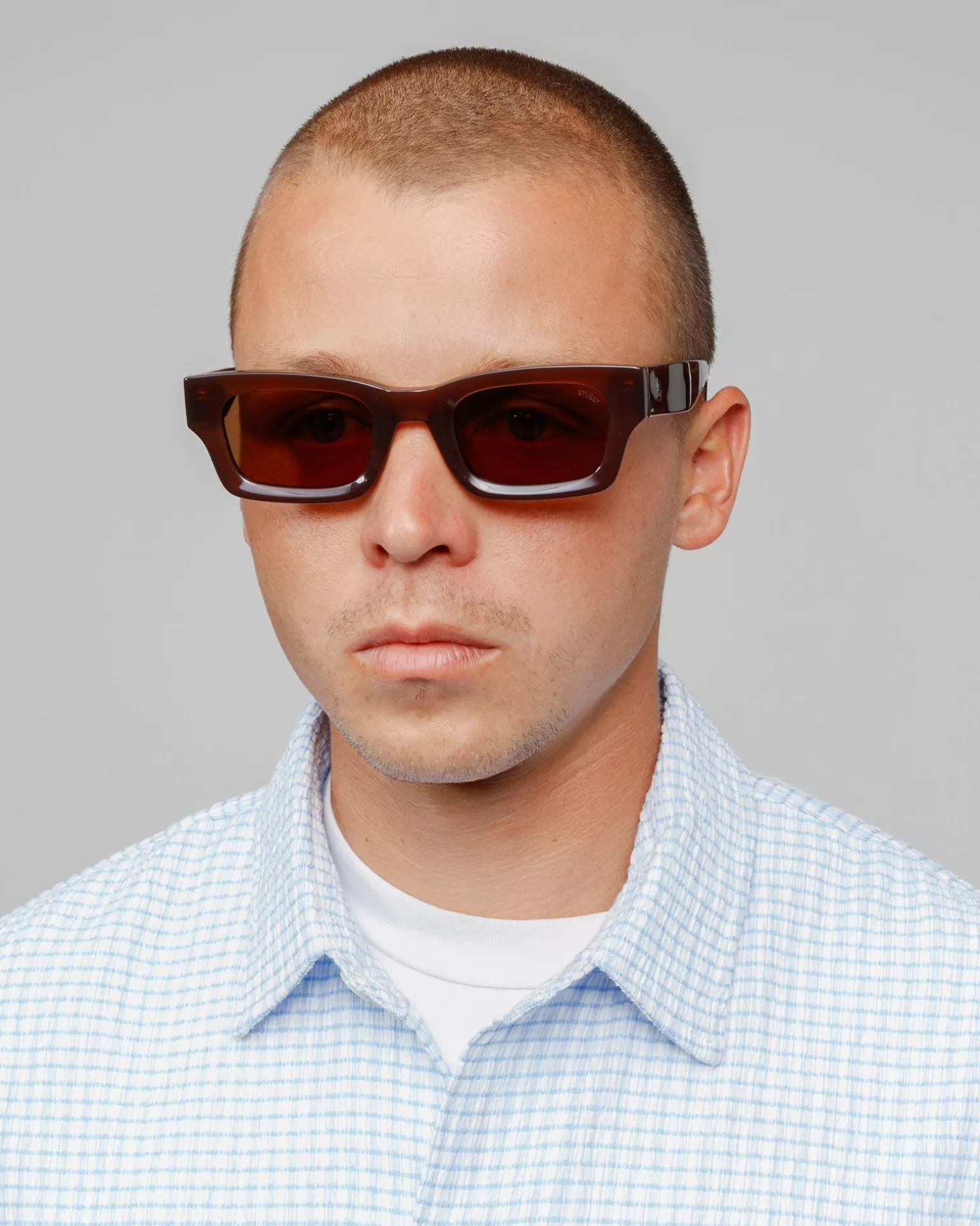Store Stüssy VINCENT SUNGLASSES Espresso / Brown Lens
