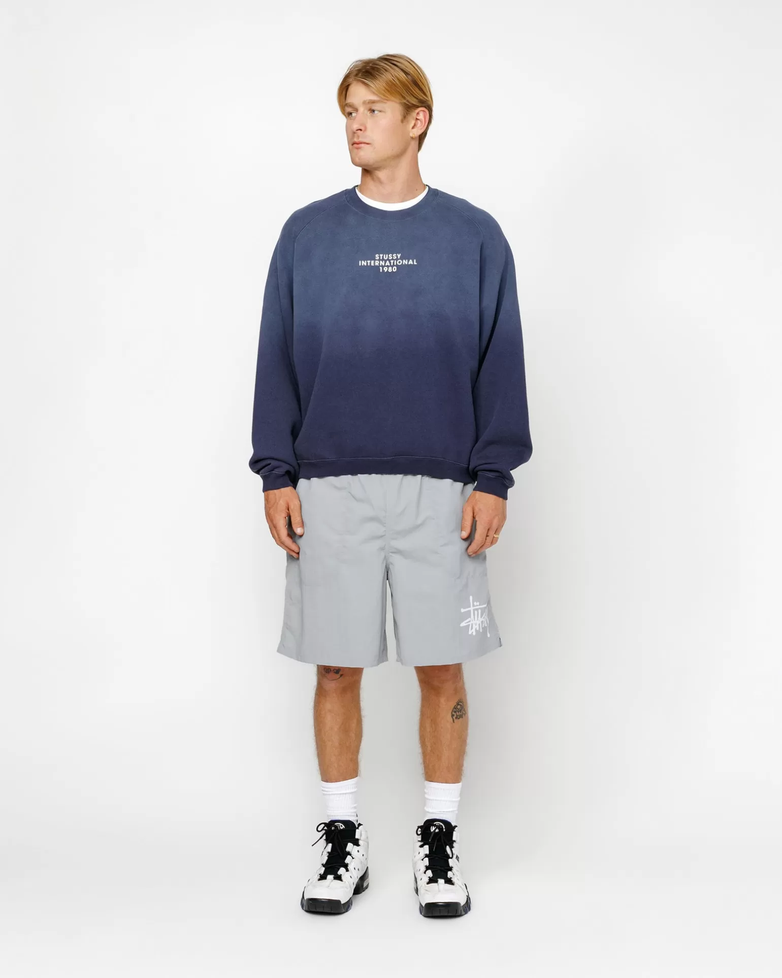 Discount Stüssy WATER SHORT BIG BASIC Concrete