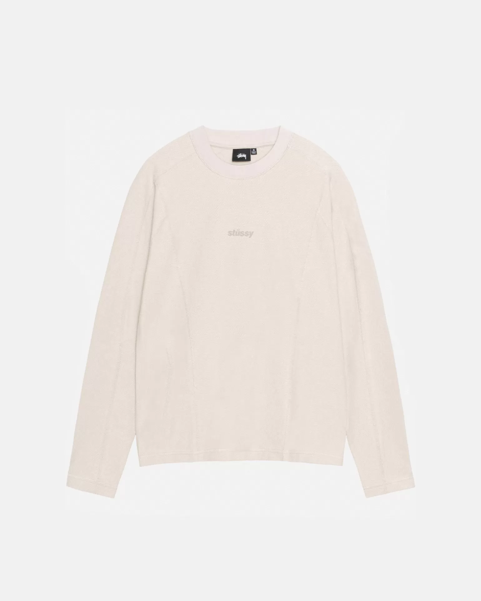 Shop Stüssy WAVE JERSEY CREW Bone