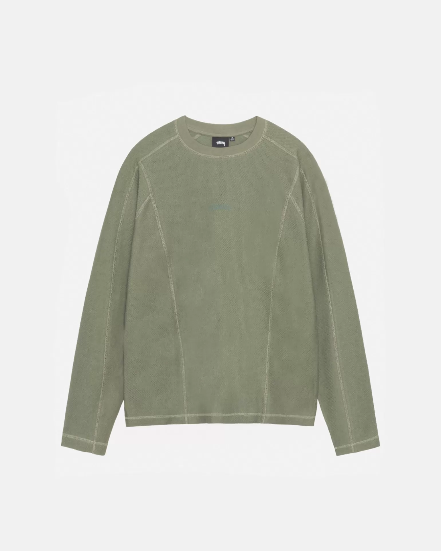 Online Stüssy WAVE JERSEY CREW Olive