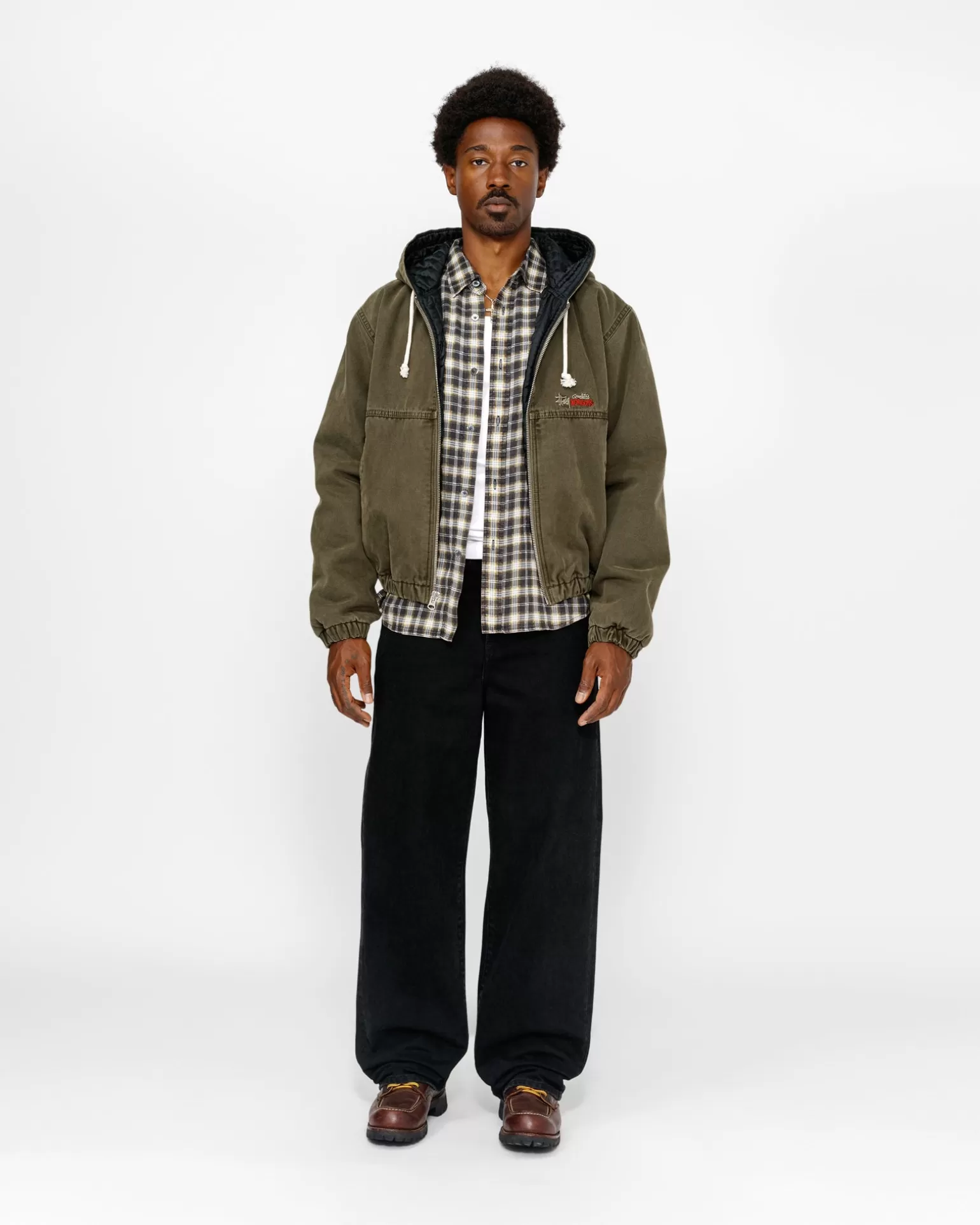 Flash Sale Stüssy WORK JACKET INSULATED CANVAS Olive
