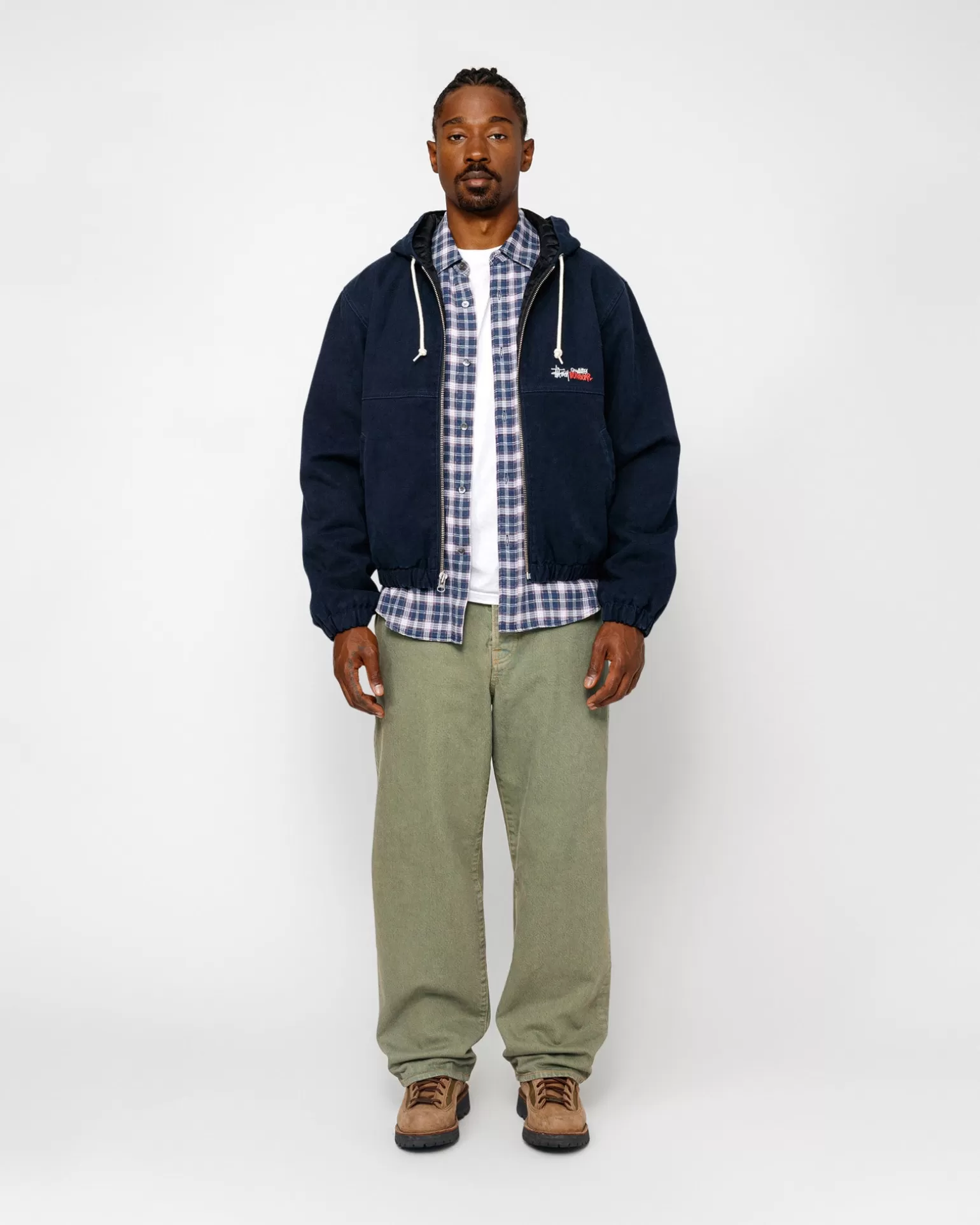 Clearance Stüssy WORK JACKET INSULATED CANVAS Navy