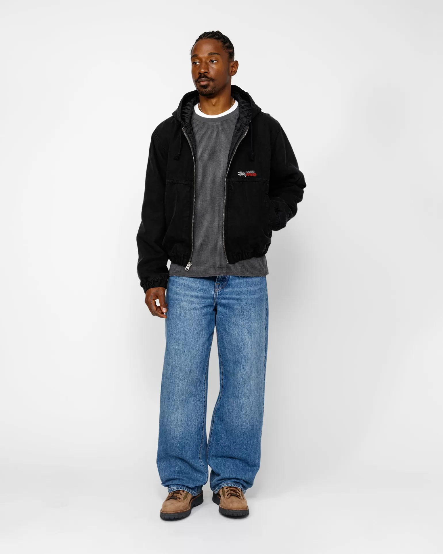 Clearance Stüssy WORK JACKET INSULATED CANVAS Black