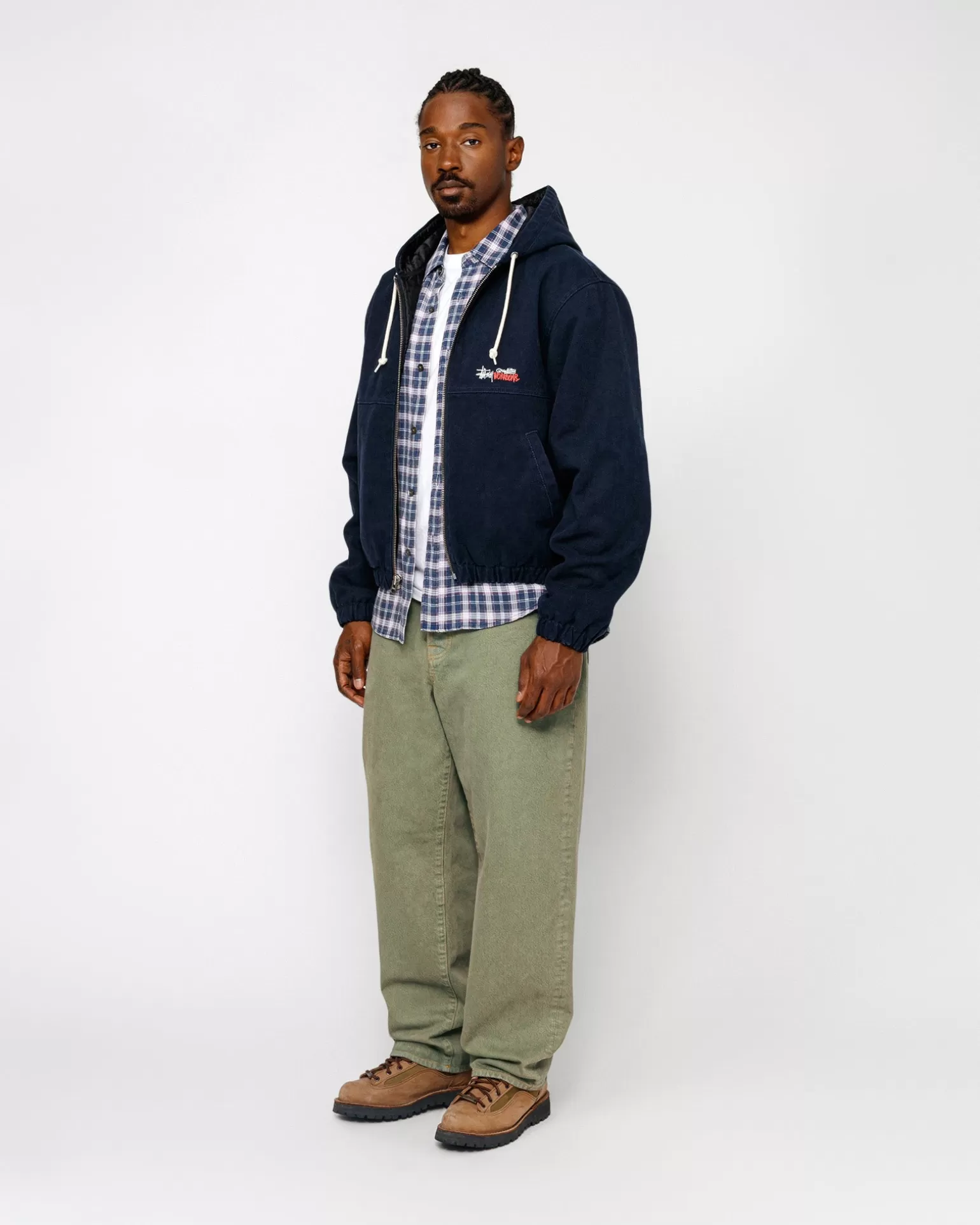 Clearance Stüssy WORK JACKET INSULATED CANVAS Navy