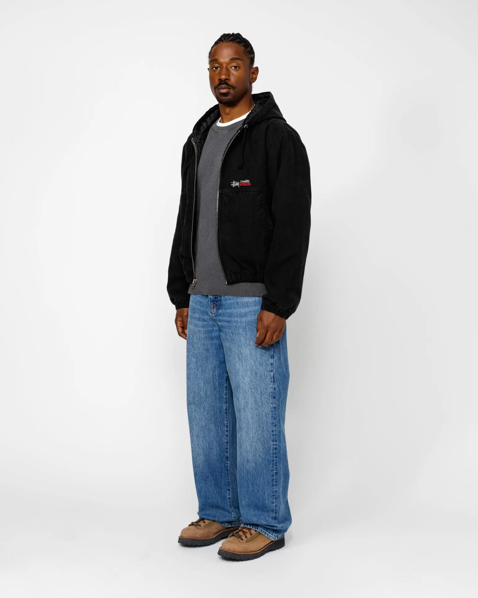 Clearance Stüssy WORK JACKET INSULATED CANVAS Black
