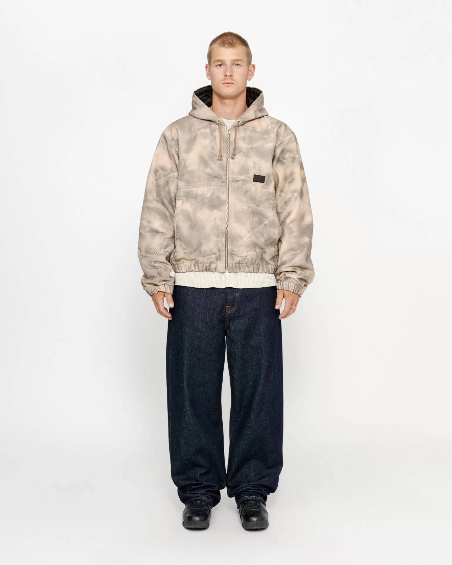 New Stüssy WORK JACKET STENPAT CAMO North Fork