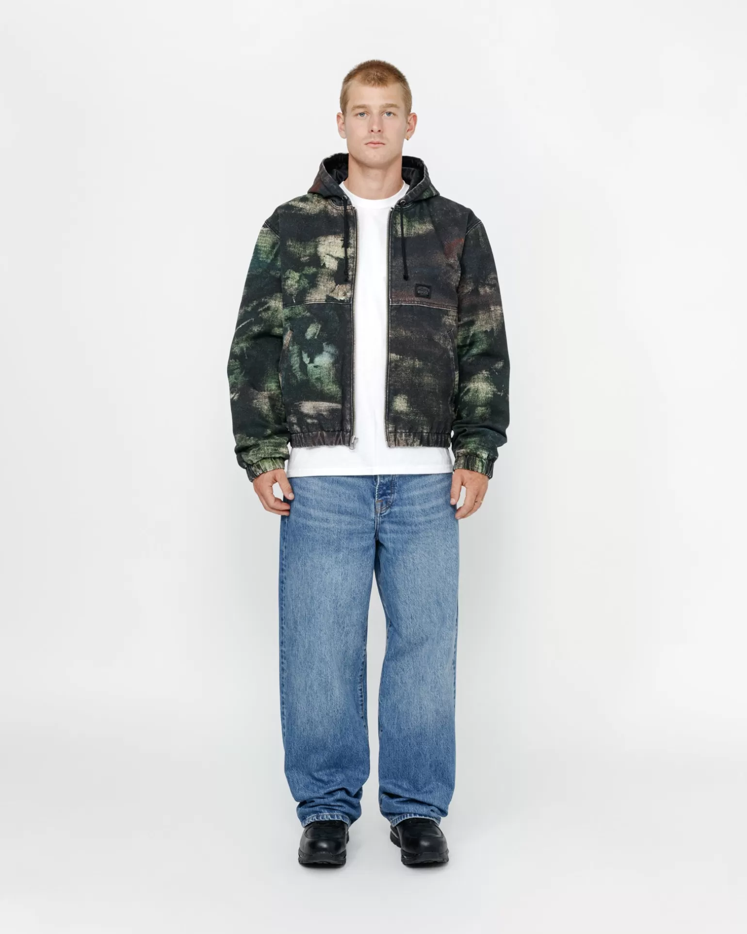 Sale Stüssy WORK JACKET STENPAT CAMO Fortine
