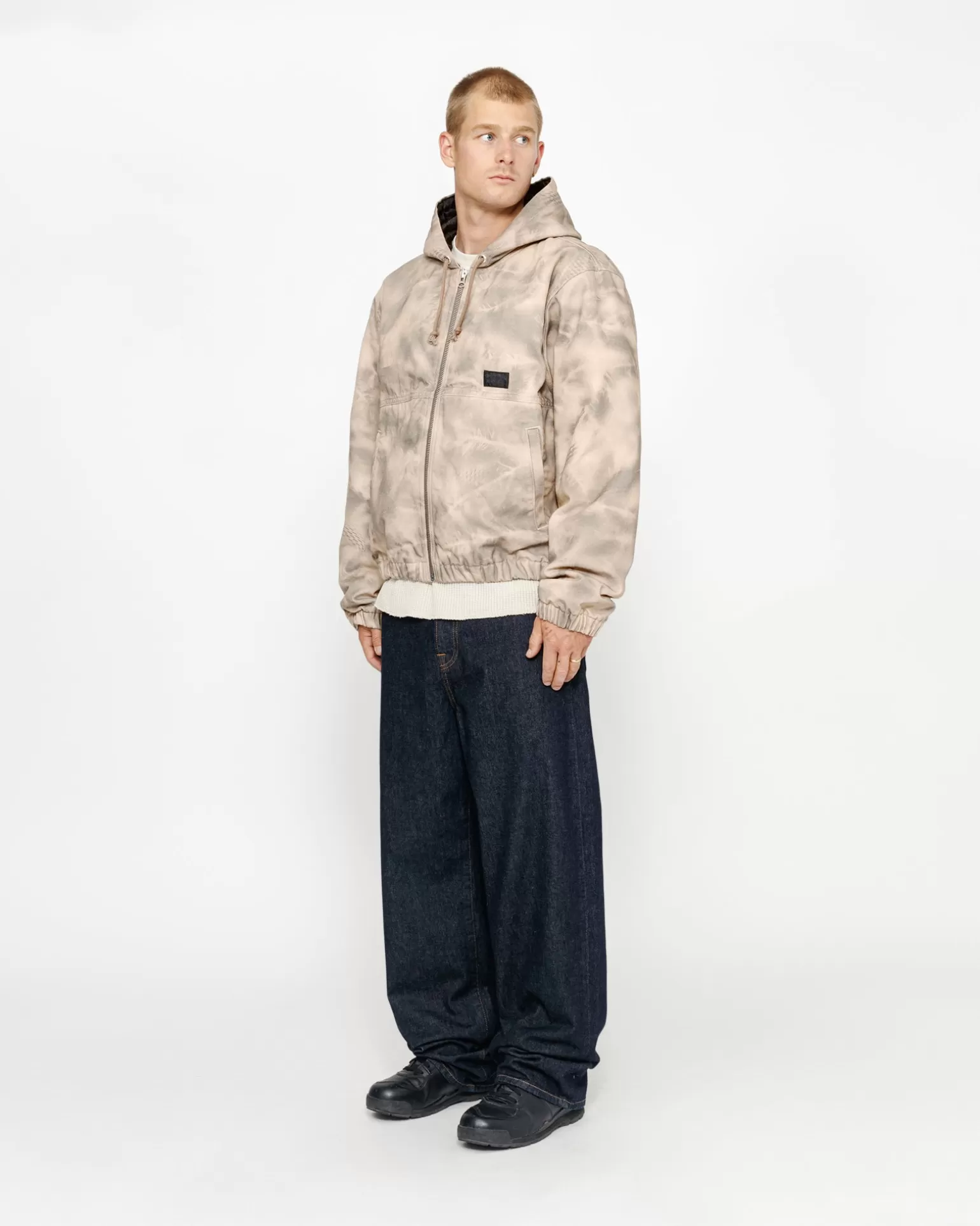 New Stüssy WORK JACKET STENPAT CAMO North Fork