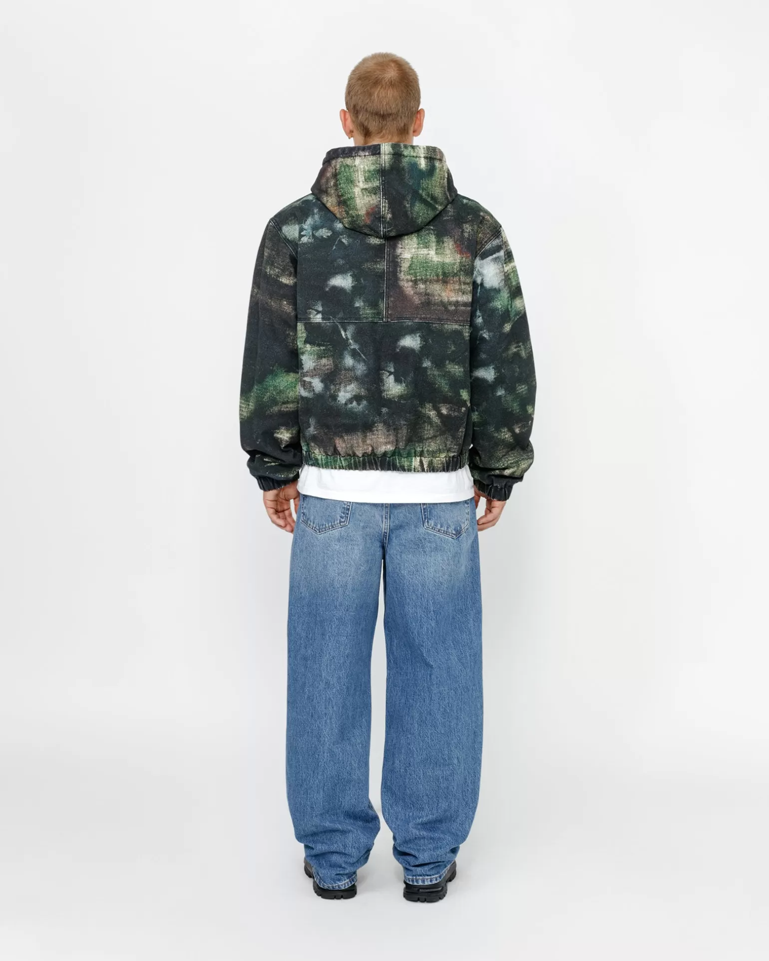 Sale Stüssy WORK JACKET STENPAT CAMO Fortine