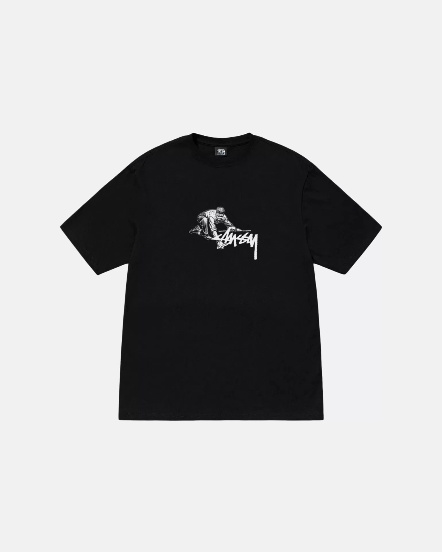 Cheap Stüssy WORKER TEE Black