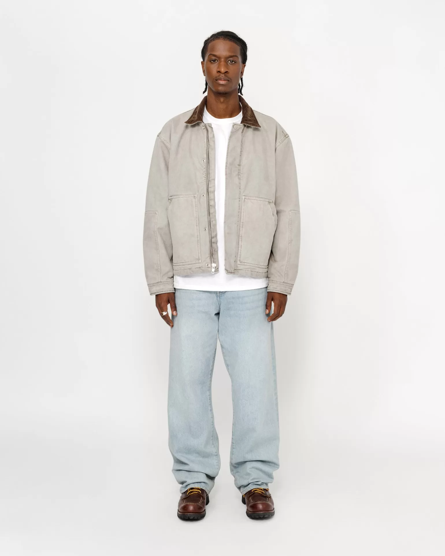 Hot Stüssy WORKGEAR JACKET Grey