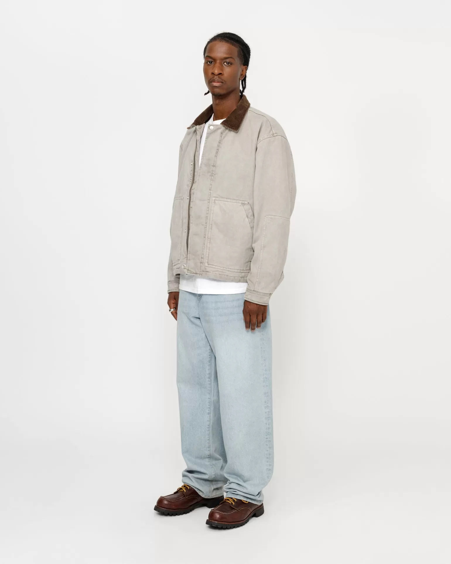 Hot Stüssy WORKGEAR JACKET Grey