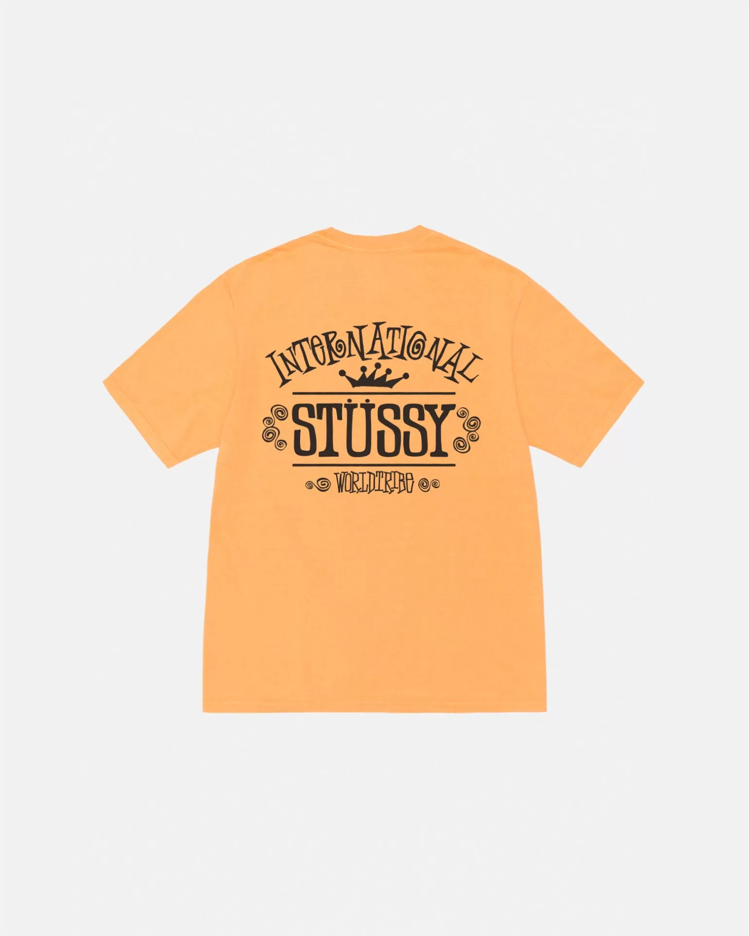 Sale Stüssy WORLDWIDE TEE PIGMENT DYED Orange