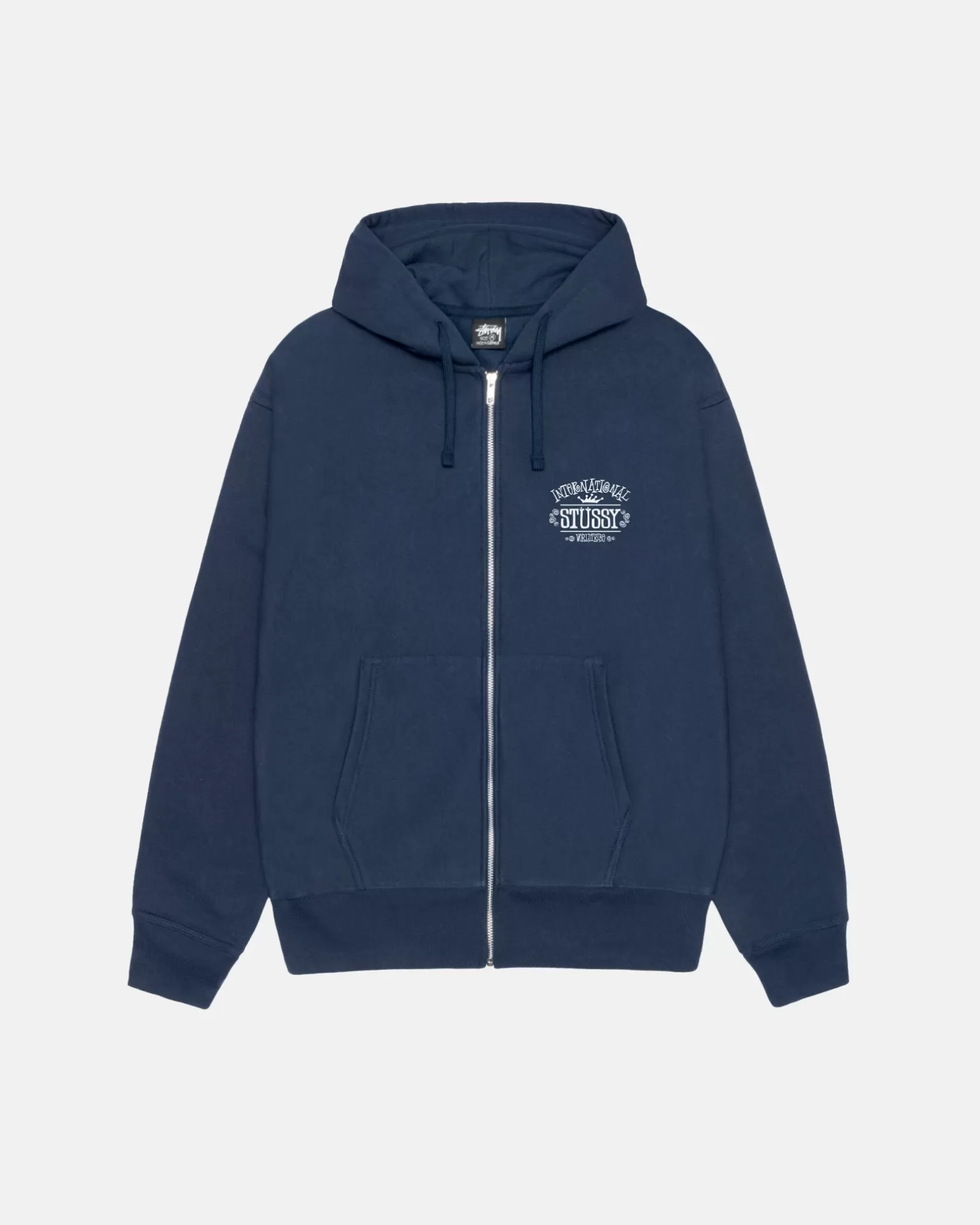 Cheap Stüssy WORLDWIDE ZIP HOODIE Navy