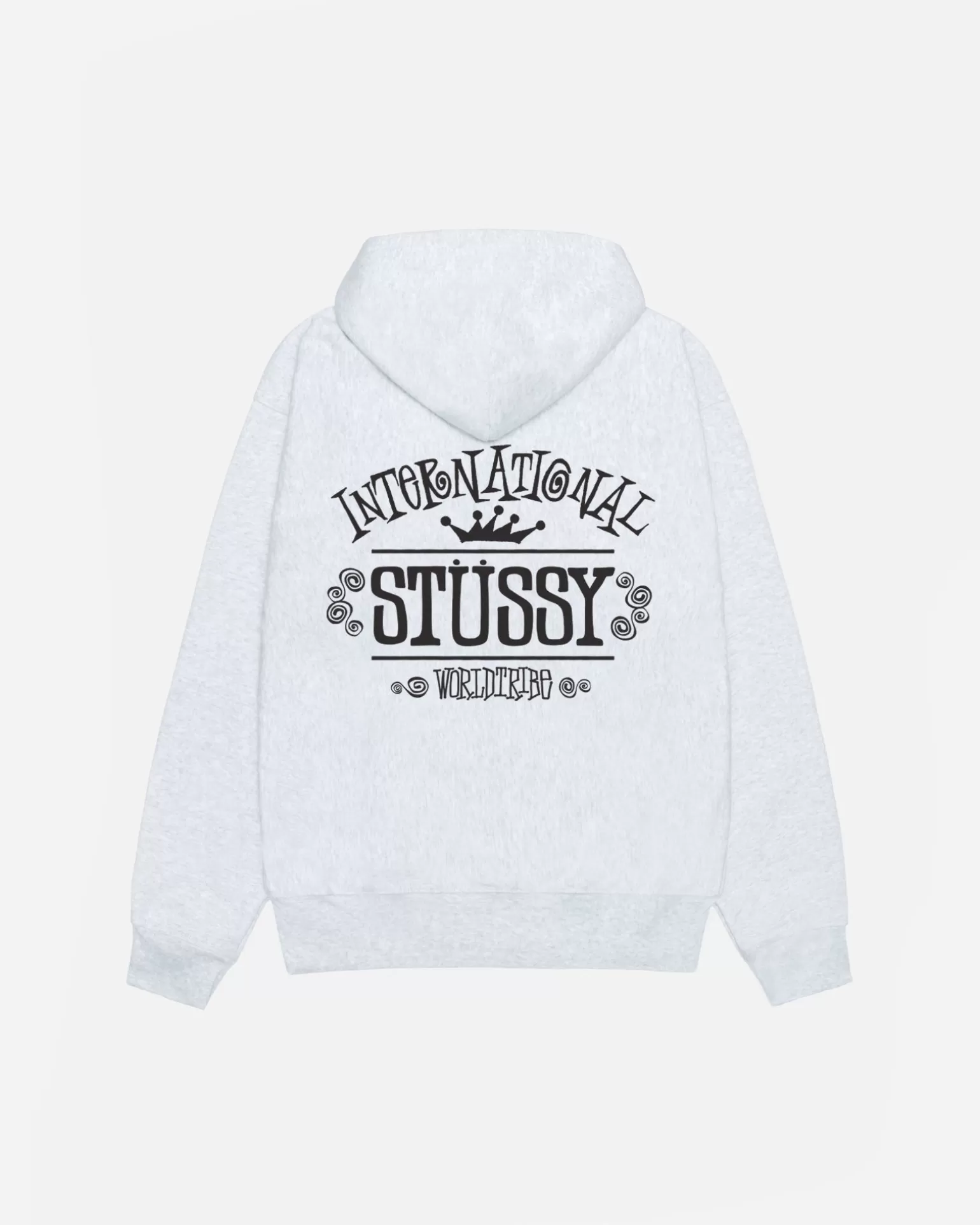 Flash Sale Stüssy WORLDWIDE ZIP HOODIE Ash Heather