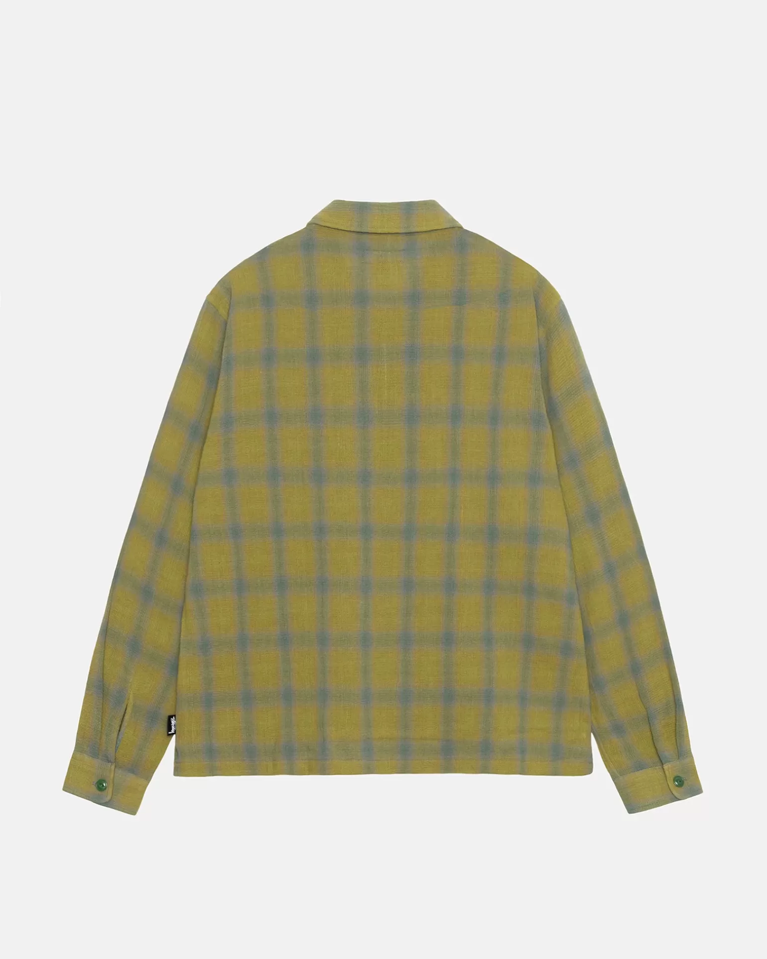 Sale Stüssy ZIP SHIRT TWISTED YARN PLAID Green