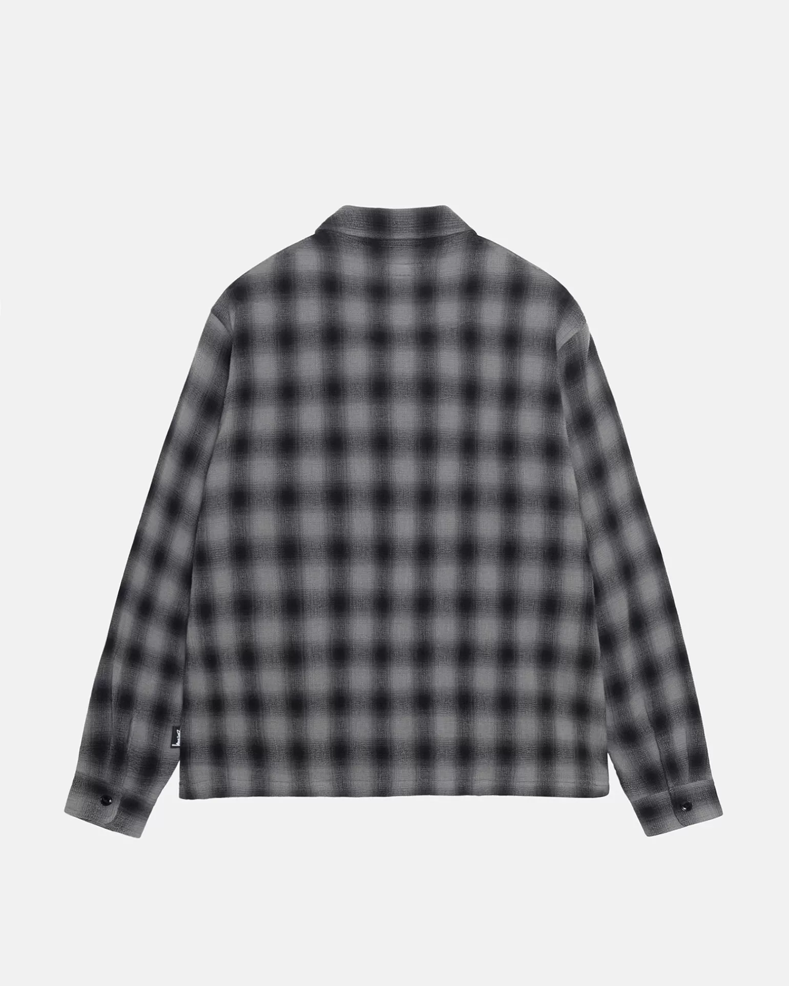 Outlet Stüssy ZIP SHIRT TWISTED YARN PLAID Charcoal